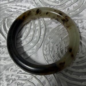 Vintage Natural Jade Bangle Bracelet
